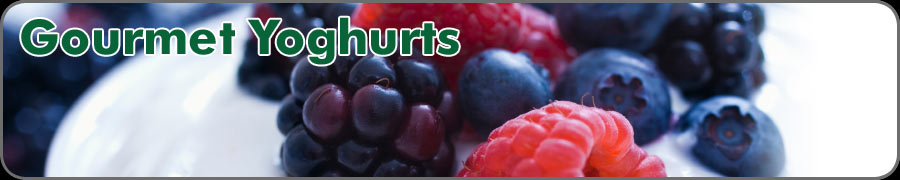 Gourmet Yoghurts.
